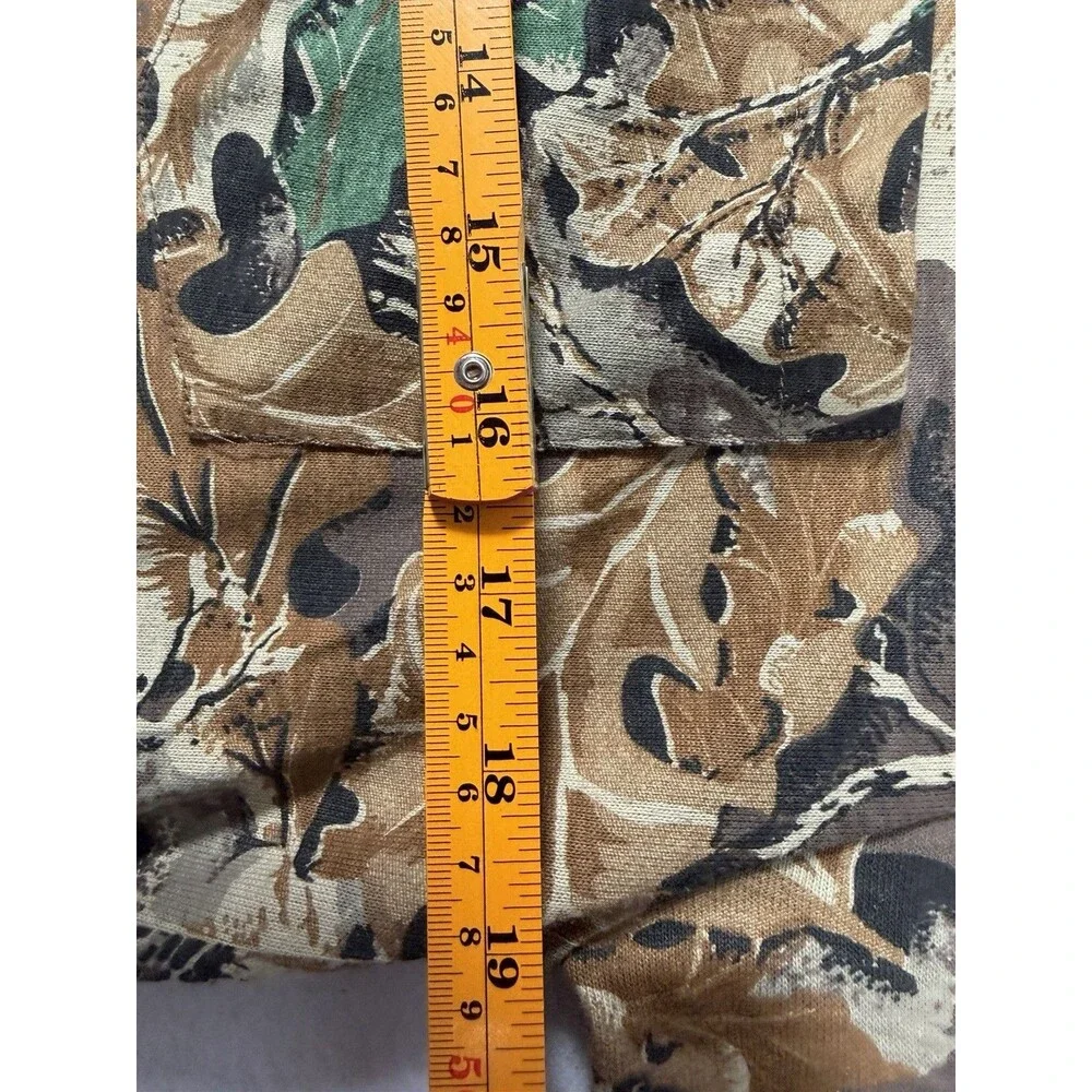 Sasquatch Vintage Camo Advantage Long Sleeve Turtleneck Men's Medium Brown